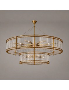 Warm lighting enhances the delicate beauty of the glass, creating a welcoming and refined atmosphere. 2