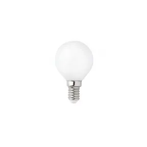 Spherical LED bulb – E14 4W – matte glass