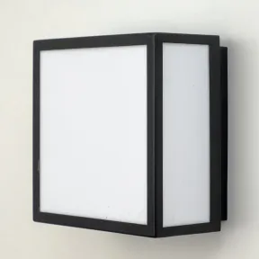 Square warm light vintage wall sconce - Davis 2