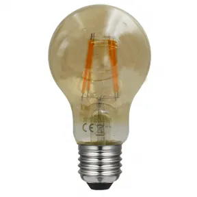 Bombilla vintage LED estándar E27 4W 2200k - cristal ámbar 2