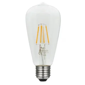Bombilla LED de luz blanca en forma de pebetero vintage 2