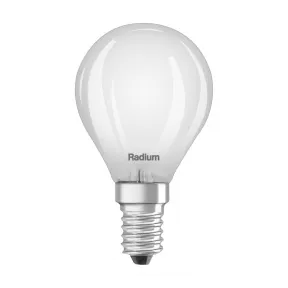 Spherical LED bulb – E14 4W – matte glass 2