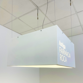 Custom light box sign with integrated led