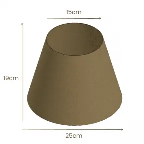 Pantalla conica tela lámparas - Luz Vintage 2