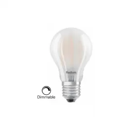 Dimmable Standard LED bulb – E27 7W 2700k – matte glass