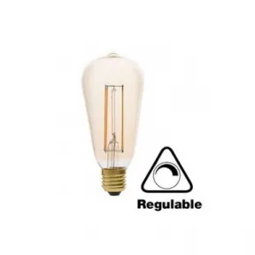 Dimmable Vintage Edison LED Bulb -E27 5W – Amber Glass