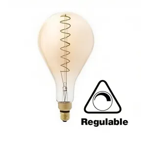 Bombilla Filamento LED Gran Tamaño Estándar E27 Regulable Luz Cálida 2