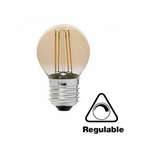 Dimmable vintage LED spherical bulb – E27 4W – Amber Glass 2