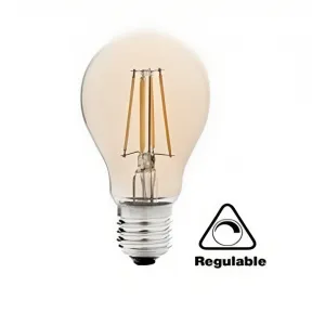 Dimmable Vintage Standard LED Bulb – E27 5W – Amber Glass 2