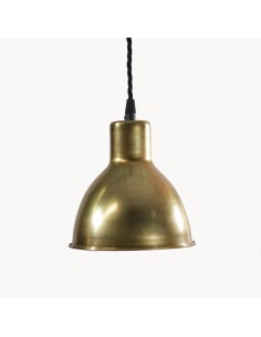 Lámpara colgante cúpula metal de estilo industrial - luz vintage