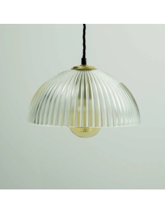 vintage clear glass gallon ceiling lamp 2