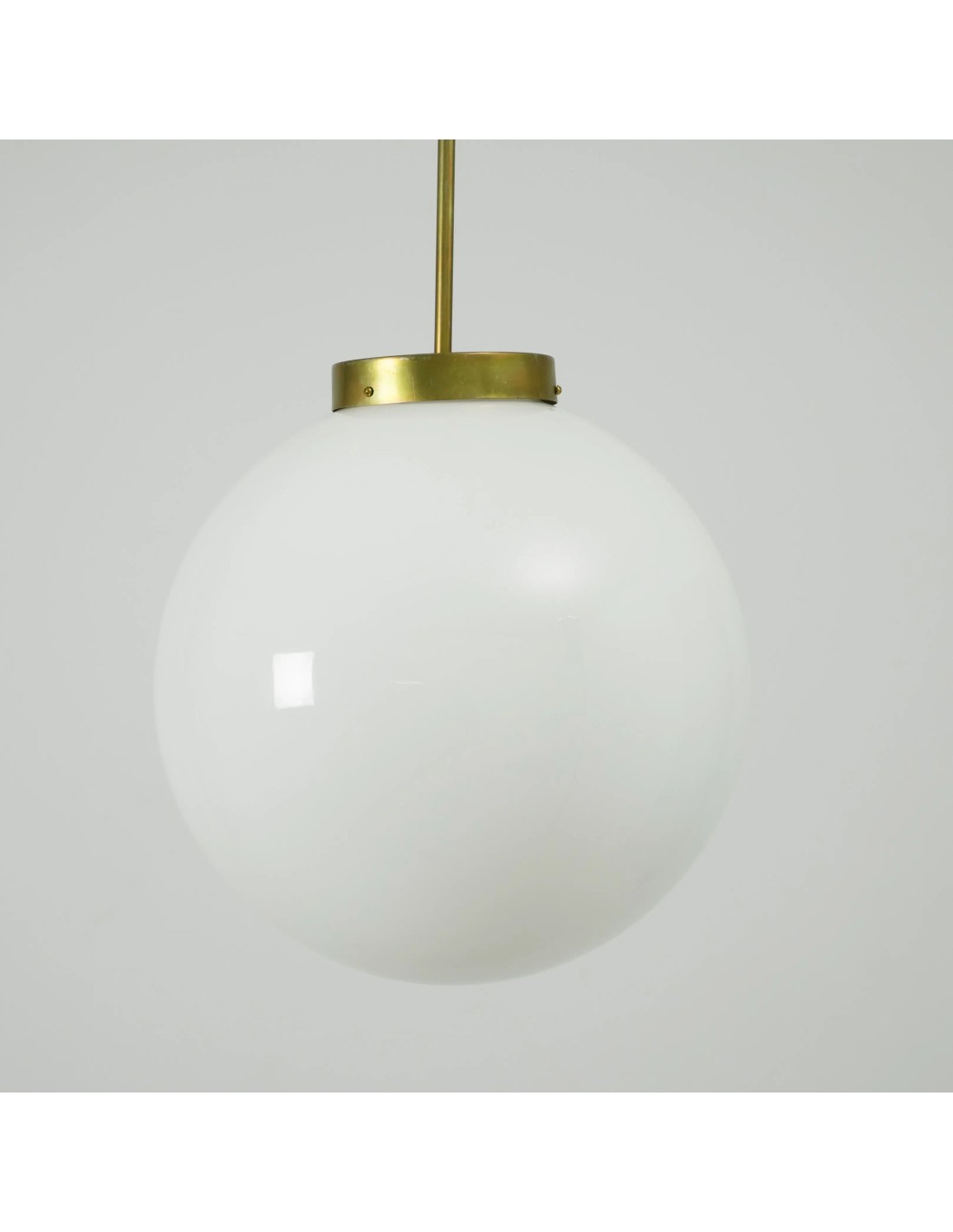 lámpara de techo vintage bola cristal blanco opal de luz vintage